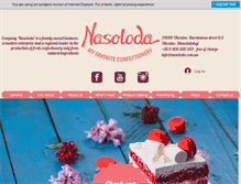 Tablet Screenshot of nasoloda.com.ua